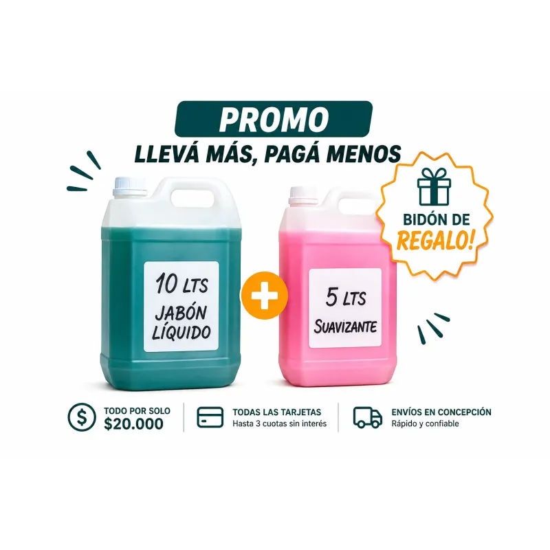 PROMO ARIEL 10 + SUAVIZANTE 5