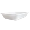 Batea plástica rectangular blanca 52x36x11 cm | Olimpio