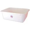 Batea plástica rectangular 42x33x14 cm | Olimpio