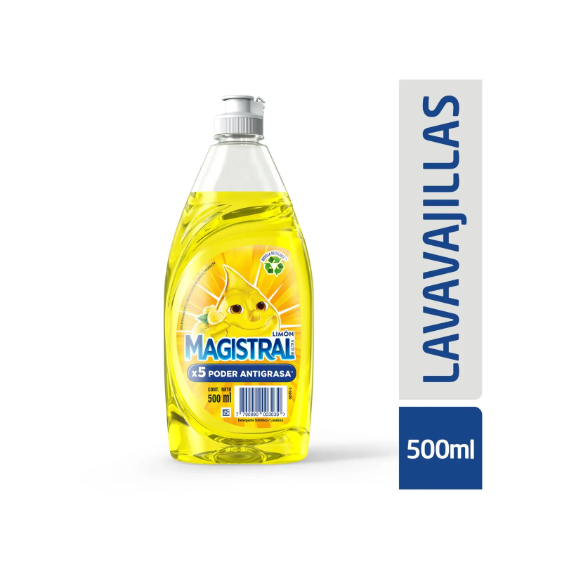 DETERGENTE MAGISTRAL X500ML LIMON