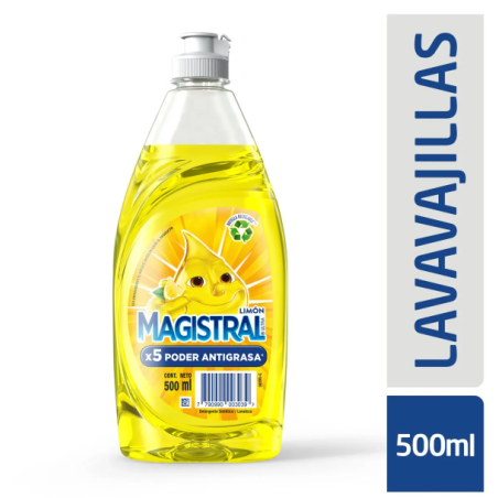 DETERGENTE MAGISTRAL X500ML LIMON