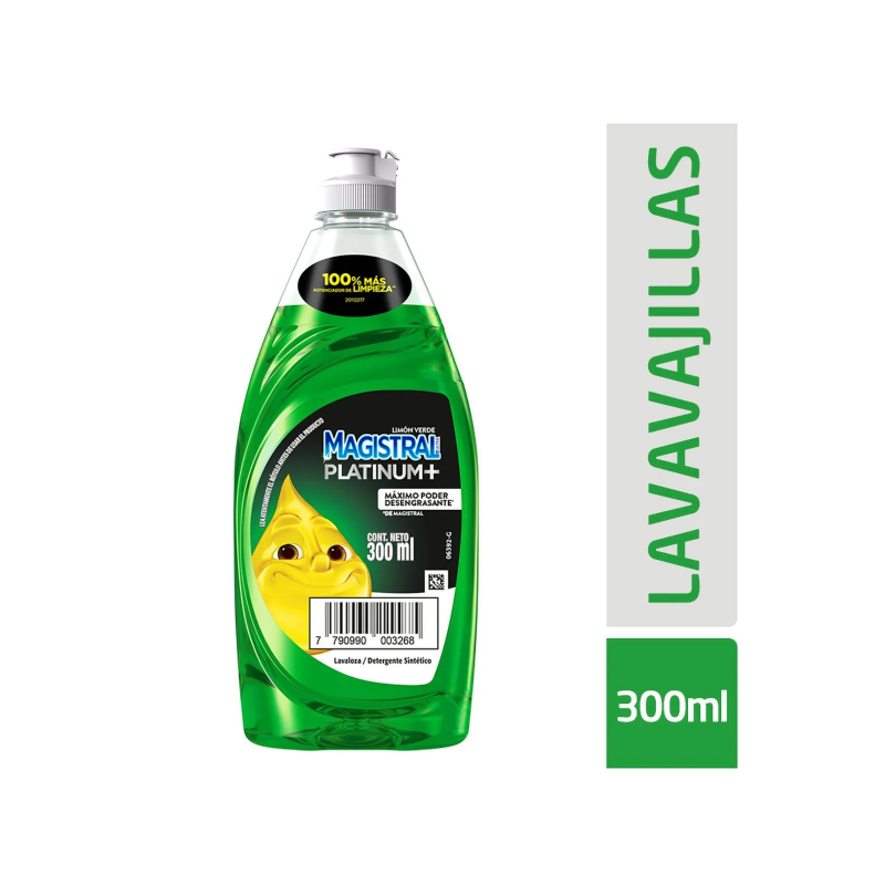Detergente Magistral Platinum limón verde 300 ml | Olimpio