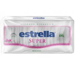 ALGODON X100GR ESTRELLA PRECORTADO