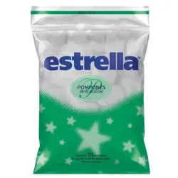 ALGODON POMPONES ESTRELLA X50U