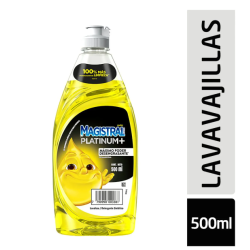 DETERGENTE MAGISTRAL X500ML PLATINUM LIMON
