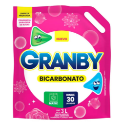JABON LIQUIDO ROPA GRANBY MATIC 3LT ROSAS