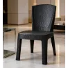 SILLA SIMIL RATAN NEGRA