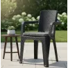 SILLA SIMIL RATAN C/ APOYA BRAZOS 510