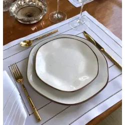 Plato playo de porcelana Maresia 27,5 cm | Olimpio