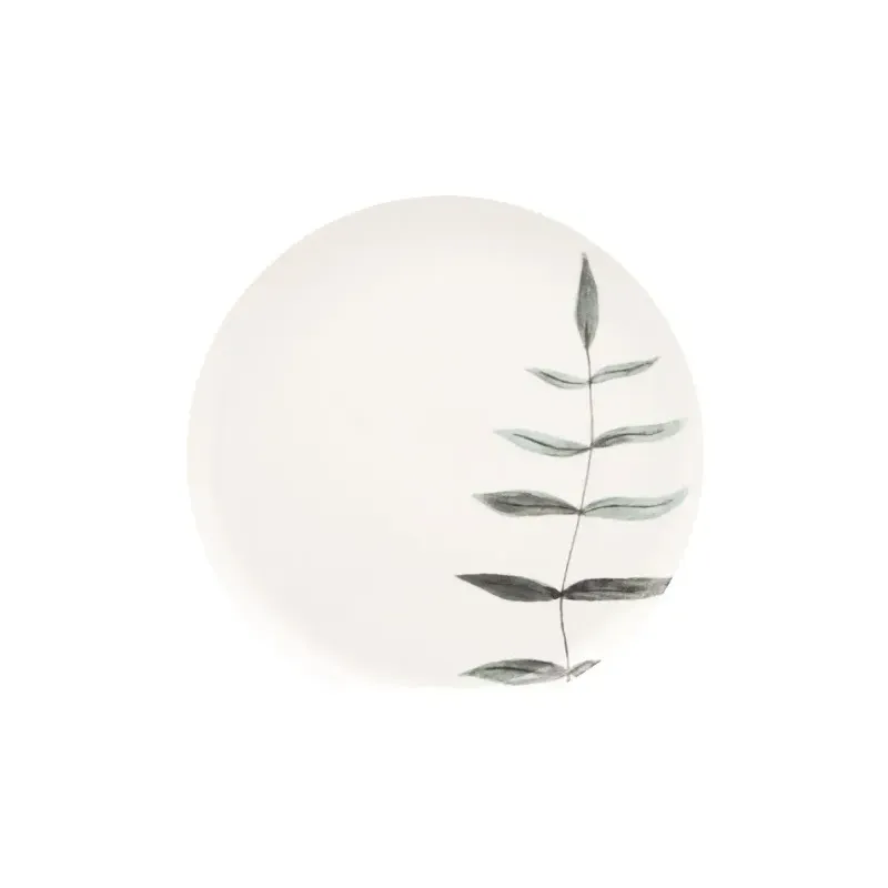 Plato playo de cerámica Samambaia 26 cm | Olimpio