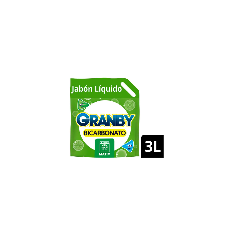 Jabón líquido para ropa Granby limón 3 L | Olimpio