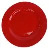 Plato playo de cerámica Donna rojo 24 cm | Olimpio