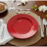 PLATO PLAYO CERAMICA 24CM DONNA ROJO