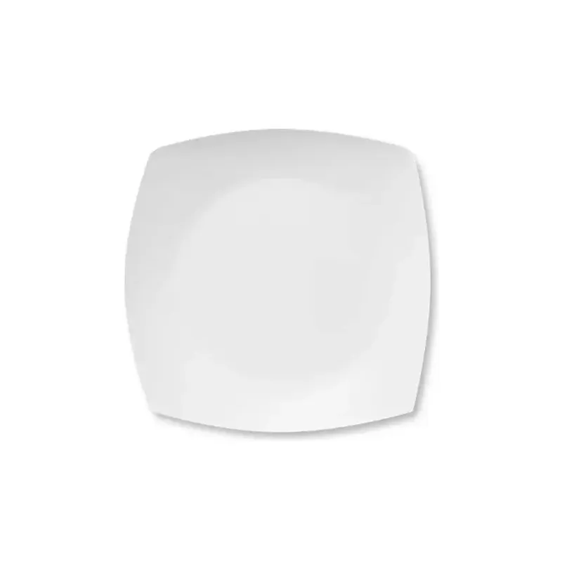Plato playo de melamina cuadrado 25 cm | Olimpio