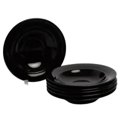 PLATO HONDO CERMICA NEGRO