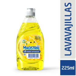 DETERGENTE MAGISTRAL X225ML LIMON