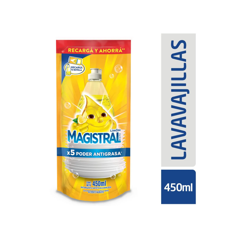 Detergente Magistral limón doypack 450 ml | Olimpio