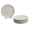 Plato de postre de cerámica gris | Olimpio