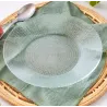 Plato hondo de vidrio Durax Firenze 22 cm | Olimpio