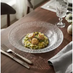 Plato hondo de vidrio Gourmet 21 cm | Olimpio