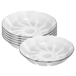 Plato hondo de vidrio Galaxia 21 cm | Olimpio