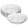 Plato hondo de vidrio Galaxia 21 cm | Olimpio