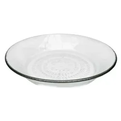 PLATO HONDO VIDRIO 20CM ACQUAM FLINT