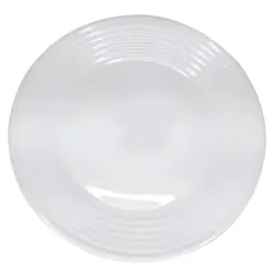 Plato playo de vidrio opal Harena 27 cm | Olimpio