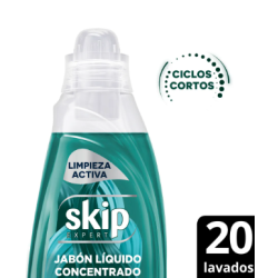 JABON LIQUIDO ROPA P/DILUIR SKIP X800ML CIC.C VERD