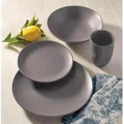 Plato hondo de cerámica Rain Cloud 20 cm | Olimpio