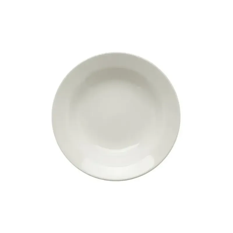 Plato hondo de cerámica Donna blanco 22 cm | Olimpio