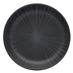 Plato hondo de cerámica Ónix 20 cm | Olimpio
