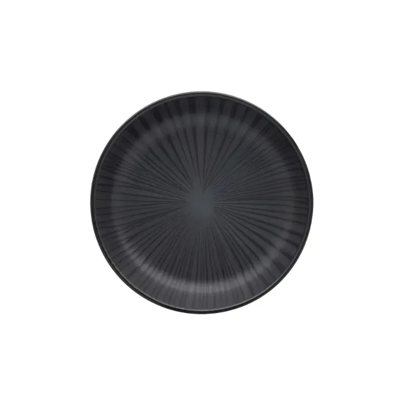 Plato hondo de cerámica Ónix 20 cm | Olimpio