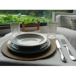 Plato hondo de porcelana Verbano 20,5 cm | Olimpio