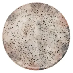 PLATO POSTRE CERAMICA 19CM TERRAZO