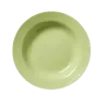 Plato de postre de cerámica Donna verde manzana 18 cm | Olimpio