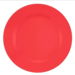 PLATO POSTRE CERAMICA 18CM DONNA ROJO