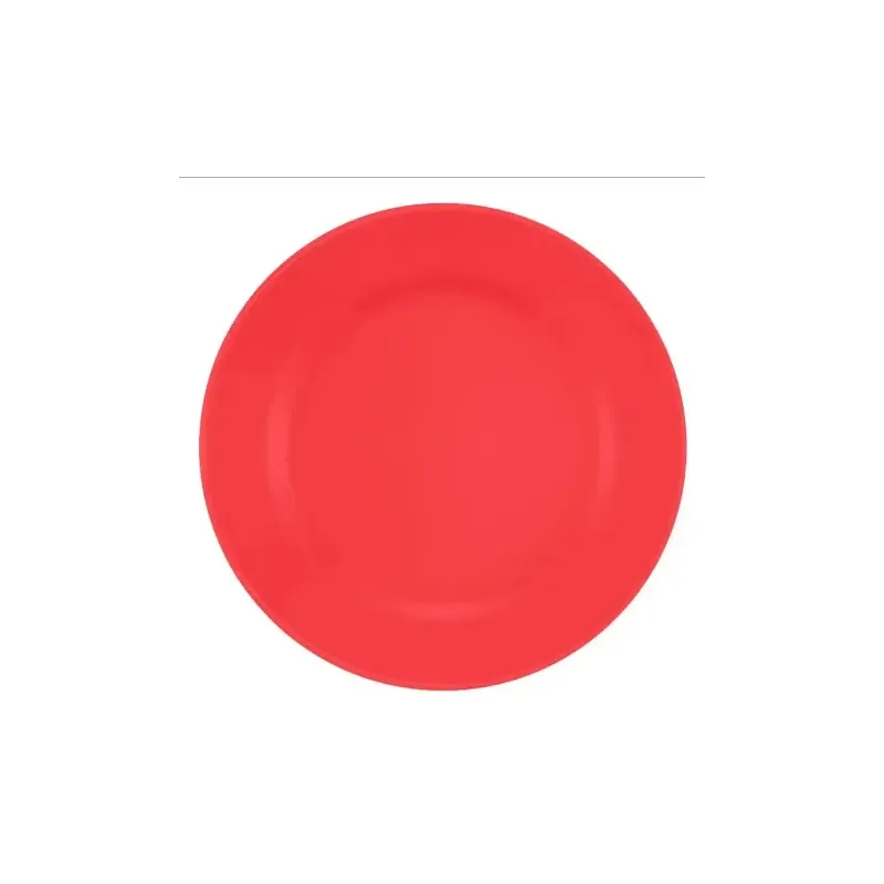 Plato de postre de cerámica Donna rojo 18 cm | Olimpio