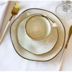 PLATO POSTRE PORCELANA 21.5CM MARESIA