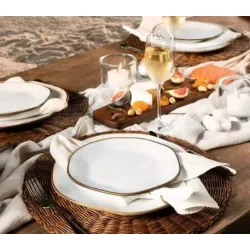PLATO POSTRE PORCELANA 21.5CM MARESIA