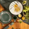 PLATO POSTRE CERAMICA 20CM SAMAMBAIA