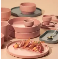 Plato de postre de cerámica Tutti Frutti 20x13 cm | Olimpio