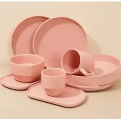 PLATO POSTRE CERAMICA TUTTI FRUTTI 20,3X13 CM