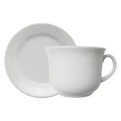 TAZA DE TE C/PLATO DONNA BLANCO 200CC