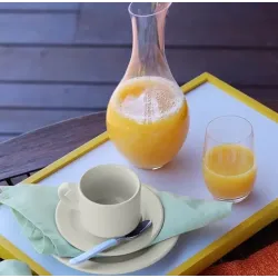 TAZA DE TE C/PLATO DONNA BLANCO 200CC