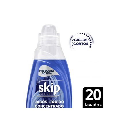JABON LIQUIDO ROPA P/DILUIR SKIP X800ML CIC.C AZUL