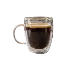 TAZA DOBLE VIDRIO C/ASA 250ML