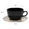 Taza de té con plato Terrazo 220 ml | Olimpio