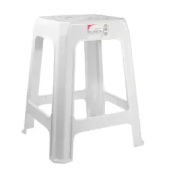 BANQUETA PLASTICA BLANCA