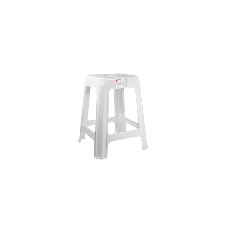 BANQUETA PLASTICA BLANCA